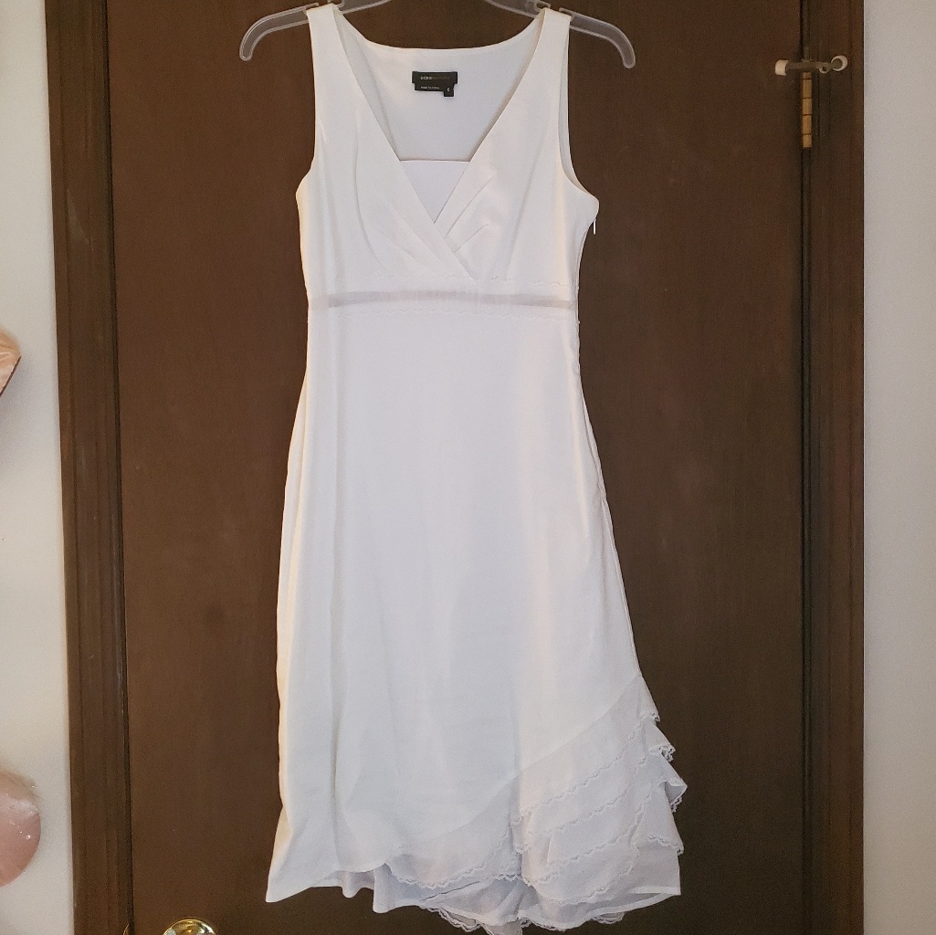 Bcbgmaxazria White Dress